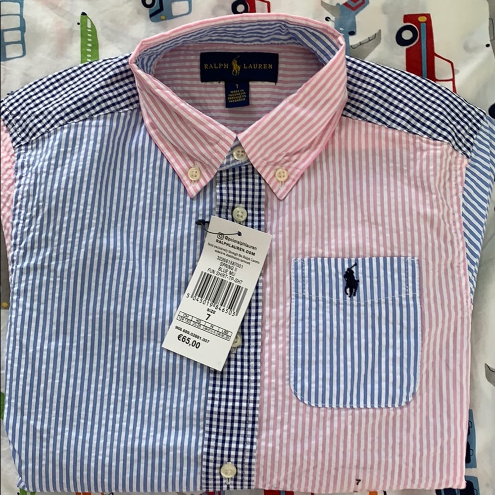 New Ralph Lauren Boy’s Shirt. Size 7